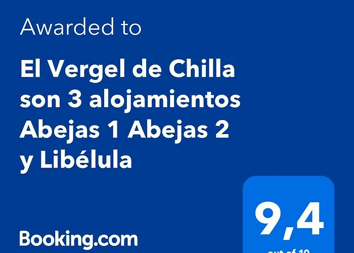 El Vergel De Chilla Son 3 Abejas 1 Abejas 2 Y Libélula Сasa de vacaciones *